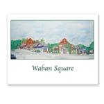 Greeting Card Of Waban Square In Massachusetts by Jerry Cohen